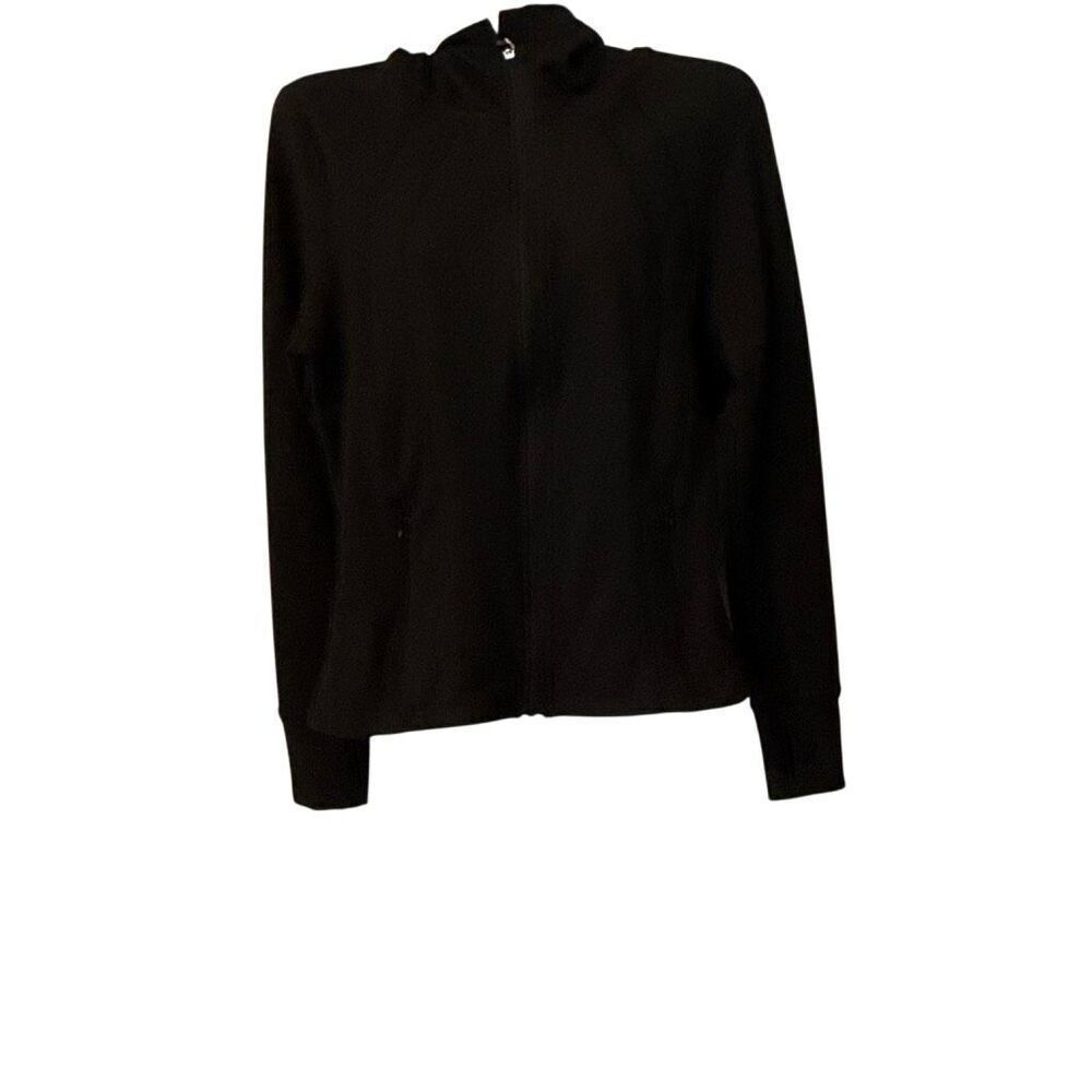 Danskin Black Full-Zip Hoodie Jacket – Women’s Small